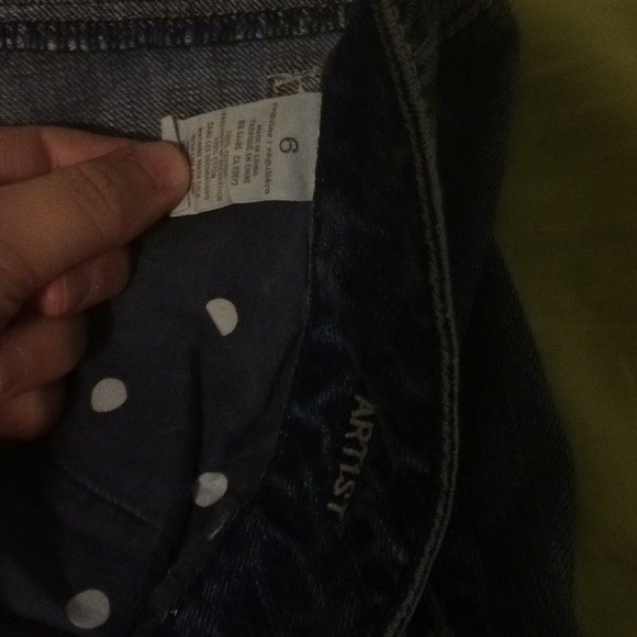 AE Destroyed Flare Artist Jeans Size 6 - Picture 4 of 8